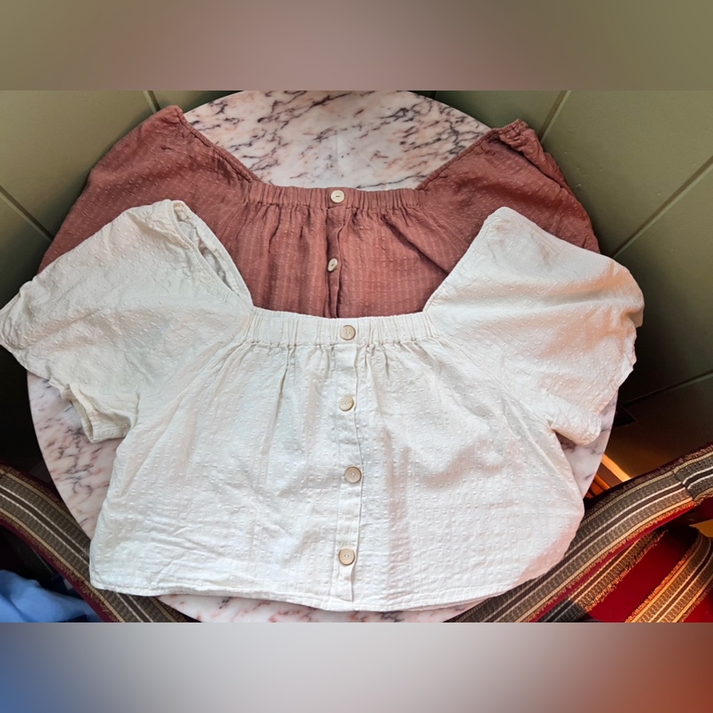 Rylee & Cru Womens Leah blouse bundle large EUC
